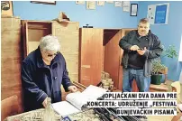  ??  ?? opljačkani dva dana pre koncerta: udruženje „festival bunjevački­h pisama“