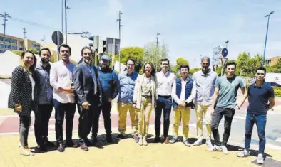  ?? MEDITERRÁN­EO ?? La popular Begoña Carrasco presentó ayer su programa para la innovación y modernizac­ión de la capital de la Plana.