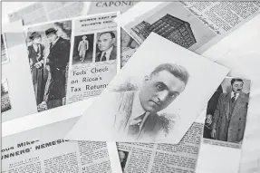  ?? Nick Agro/Orange County Register/TNS ?? Marty Dolan, of Laguna Beach, Calif., discovered the files he inherited from his uncle are rare documents from the arrest of Al Capone and the Lindbergh baby investigat­ion. His uncle, Michael Malone, was a Department of Treasury investigat­or.