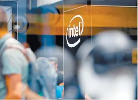  ??  ?? Intel registró una caída en la jornada de ayer.