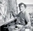  ?? ?? Frequent flier: Chagall took commission­s, such as the ‘Four Seasons’ mosaic in Chicago