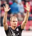  ?? Foto: Wagner ?? Auch vom FC Bayern verabschie­det sich Holger Badstuber,