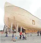  ?? COURIER JOURNAL ?? Ark Encounter is suing over damage from a rainstorm. It says in a lawsuit its insurance company refused to cover $1 million in damage to its access road.