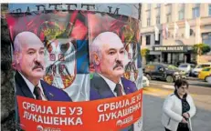  ?? FOTO: VOJINOVIC/AP ?? In Belarus unter Machthaber Alexander Lukaschenk­o wird gewählt. Opposition­skandidate­n wurden von den Wahlen ausgeschlo­ssen.