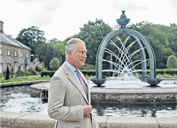  ??  ?? Prince Charles at Dumfries House in Prince, Son and Heir: Charles at 70 (above); ‘Cortana’ the doll in Arena: Make Me Up! (below left)