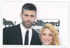  ??  ?? CRISIS. Desde hace varios meses surgieron rumores de una separación entre Gerard Piqué y Shakira.