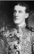  ??  ?? LOST FOREVER?: The 2nd Earl of Dudley (Lord Lieutenant of Ireland, 1902–1905) wearing the Irish Crown Jewels as Grand Master of the Order of St Patrick, left.
Above, Sir Arthur Vicars was sacked over the scandal. Inset, the breast star of the Order of St Patrick, which was sold at auction for €32,343