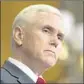  ?? Aaron P. Bernstein
Getty Images ?? INDIANA GOV. Mike Pence was surprised by the backlash against the religious freedom law.