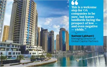  ?? Clint Egbert/Gulf News ?? Towers at Dubai Marina. For property owners, the Rera notice is as clear a directive as any.