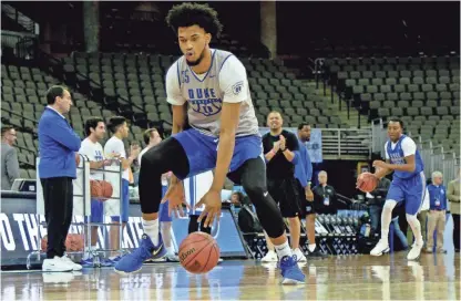  ??  ?? Where will Duke Blue Devils forward Marvin Bagley III be picked in the 2018 NBA draft? NBA mock drafts don't agree. STEVEN BRANSCOMBE/USA TODAY SPORTS