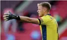  ??  ?? Goalkeeper Aaron Ramsdale, signed from Bournemout­h, has been one of Sheffield United’s few success stories this season. Photograph: Tim Keeton/Reuters