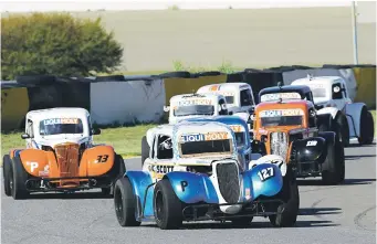  ??  ?? SMALL, MEAN. The INEX Legends category should provide some of the day’s top spectacle, getting around Midvaal at astounding pace.