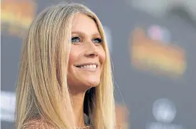  ??  ?? Paltrow. “Fue brutal. Sentí que me quedaba sin piel”, dijo la actriz.