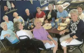  ?? PHOTO PROVIDED ?? From left to right: Karen Metsker, Ruth Doll, Darlene Brown, Beverly Post, Marilee Johnson, Barb Dreibelbis, Loraine Alderfer, Patt Weedling, Dorothy Berrier, Margie Cullison, Babs Johnson.