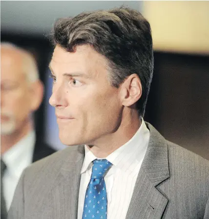  ?? — NICK PROCAYLO/PNG ?? Vancouver Mayor Gregor Robertson announced on Tuesday plans to increase rental properties in the city geared to low- to moderate-income families over the next 10 years.
