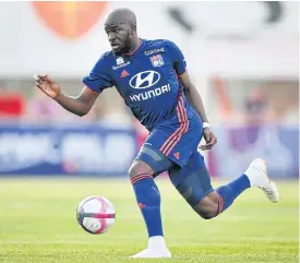  ??  ?? Lyon midfielder Tanguy Ndombele.