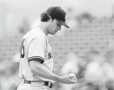  ?? FOTO: AFP ?? > Gerrit Cole ha sido señalado por el supuesto uso de sustancias foráneas.