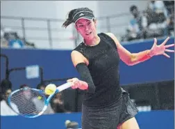  ?? FOTO: AP ?? Muguruza solo pudo ganar tres juegos ante Alison Riske