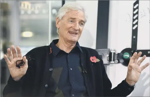  ?? PICTURES: PA WIRE ?? ‘WALK AWAY’: Sir James Dyson, who wants Britain to leave Brexit negotiatio­ns, end corporatio­n tax, and make it easier to hire and fire staff .