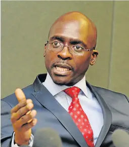  ?? Picture: FILE ?? UNDER PRESSURE: Public Service Associatio­n threatens Finance Minister Malusi Gigaba with court action over pension concerns