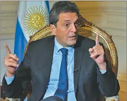  ?? NESTOR GRASSI ?? CRÍTICAS. “Malena, Juan Manuel de la Sota y Roberto Lavagna me dijeron que fue un grave error acompañar a Mauricio Macri a Davos”.