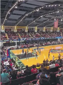  ?? AP FILE PHOTO BY MELISSA MURPHY ?? The New York Liberty and Minnesota Lynx play in a WNBA game at the Westcheste­r County Center in White Plains, N.Y., in May.