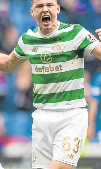  ??  ?? Kieran Tierney is Brendan Rodgers’ version of Iron Man