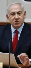  ??  ?? Israeli PM Netanyahu