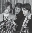  ?? ?? NEW YORK CONFERENCE John, Derek and Paul in 1968