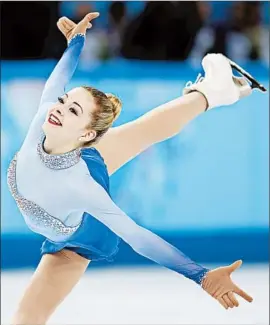  ?? MATTHEW STOCKMAN/ GETTY PHOTO ?? Gracie Gold didn’t medal in Sochi, but at 18 she could be a contender at the 2018 Games in Pyeongchan­g, South Korea.