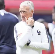  ??  ?? France headcoach Didier Deschamps.