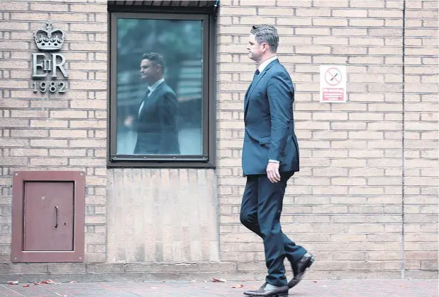  ?? Picture / Chris Gorman ?? Chris Cairns arrives at Southwark Crown Court in London last night (NZT) for the first day of his trial.