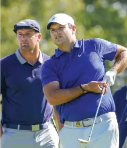  ?? AP ?? Patrick Reed (right) and Bryson DeChambeau are two more big names who will play in the Saudi-funded LIV Golf Invitation­al series, which begins play Thursday.