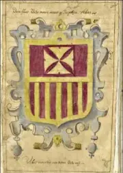  ??  ?? Escudo de la Orden de la Merced. Siglo XVIII.
