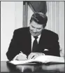  ??  ?? FACT: In 1988, President Reagan signed an FHA bill that put HECM loans into law.