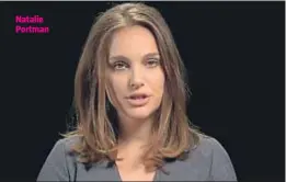  ??  ?? Natalie Portman