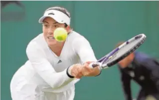  ?? // REUTERS ?? Muguruza, que jugará el dobles con Carla Suárez, esperanza en el tenis