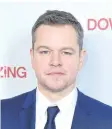  ?? MICHAEL LOCCISANO/ GETTY IMAGES ?? Actor Matt Damon attends the New York screening of Downsizing at AMC Lincoln Square Theater on Dec. 11, in New York City.