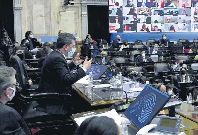  ?? Télam ?? El proyecto comenzará a debatirse la semana que viene en Diputados.