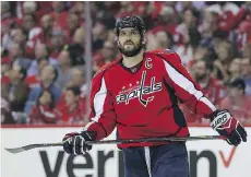  ?? PATRICK SMITH/GETTY IMAGES ?? The Russian Hockey Federation says Alex Ovechkin won’t participat­e in the world hockey championsh­ip.