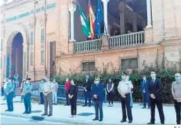  ?? M. G. ?? El acto ante la sede de la Delegación del Gobierno.