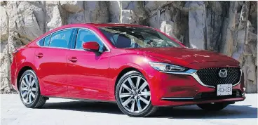 ?? PETER BLEAKNEY / DRIVING.CA ?? What’s not to like in the revamped 2018 Mazda6 Signature Package?