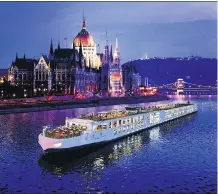  ?? VIKING CRUISES ?? Viking Cruises’ Odin travels through Budapest, Hungary.