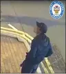  ??  ?? FOOTAGE: Suspect