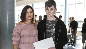  ??  ?? Sonya and Cian Gilmartin at Summerhill College.