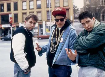  ??  ?? Medallion men: Beastie Boys, New York City, 1987