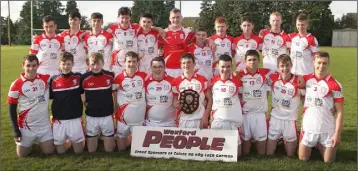  ??  ?? The victorious Ferns St. Aidan’s crew.