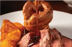  ?? Dinner by Heston Blumenthal ?? The Hereford sirloin is part of the Sunday roast