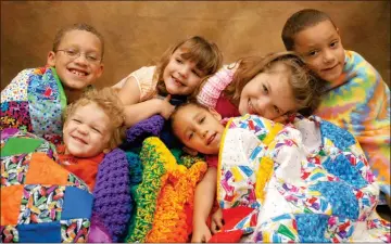  ?? Contribute­d ?? The newly establishe­d Northwest Georgia chapter of Project Linus has distribute­d 105 blankets to children who are seriously ill, traumatize­d or facing other adversitie­s and is building inventory back up every day.