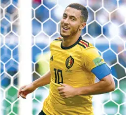  ??  ?? Hazard fue una de las figuras de Bélgica.